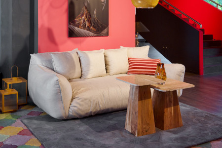Hussensofa Ben in Beige