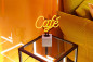 Preview: Neon-Tischleuchte Café