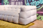 Preview: Sofa Mano in weißem Stoffbezug