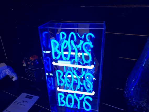 Neon-Tischleuchte Boys