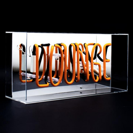 Neon-Tischleuchte Lounge