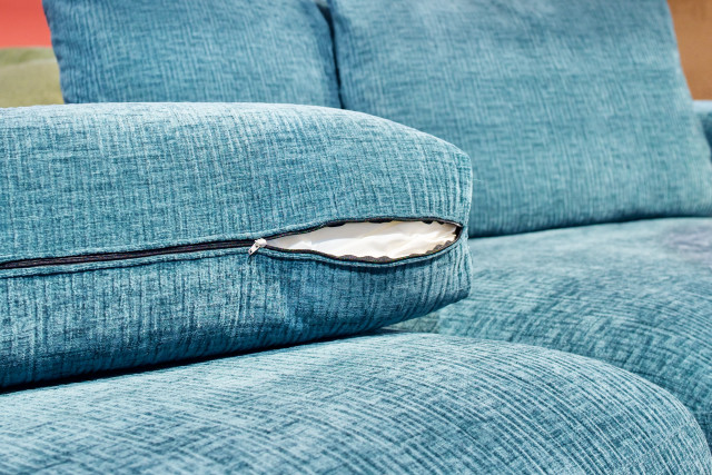 Big Sofa Mythos in Strukturstoff-Bezug