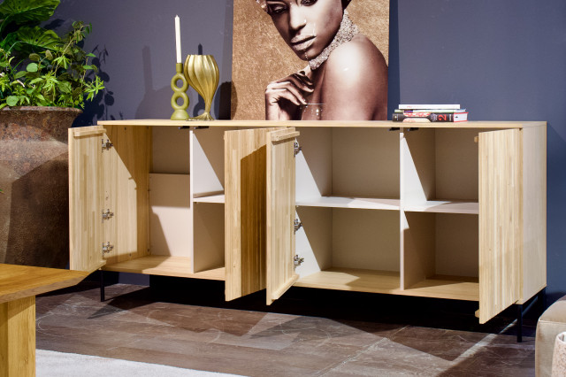 Sideboard Calista aus Eichenholz-Furnier