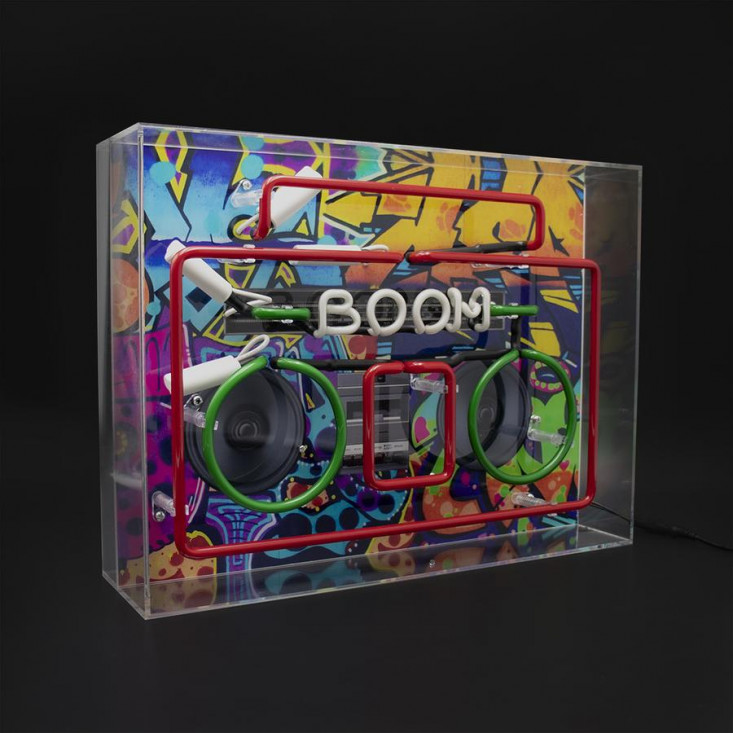 Neon-Tischleuchte Boom