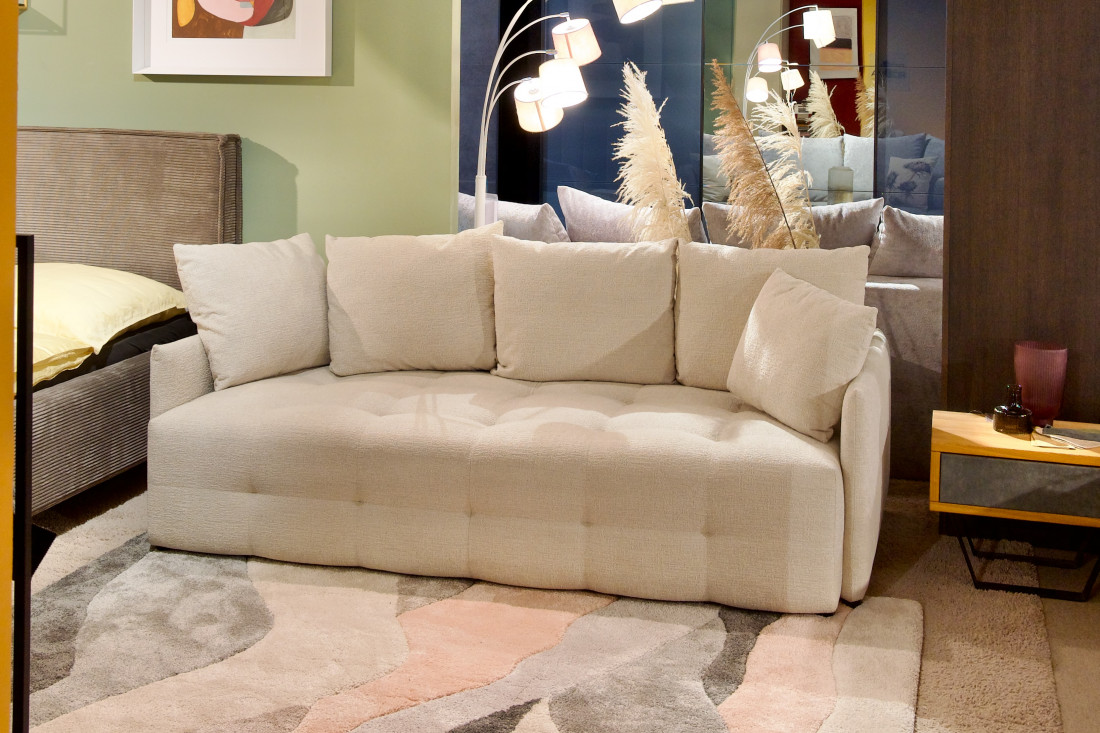 Schlafsofa Aspecto mit Bettkasten