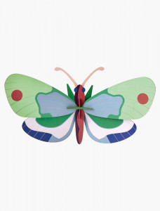 Wanddeko Mint Forest Butterfly