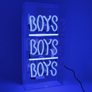 Neon-Tischleuchte Boys
