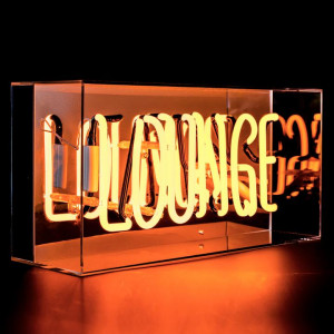 Neon-Tischleuchte Lounge