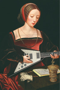 Portrait Guitar Lady