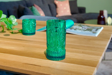 Acryl-Trinkglas grün groß