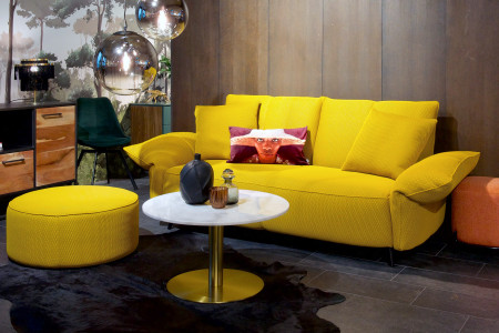 Designwerk Sofa Faber in Strukturstoffbezug