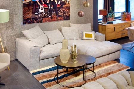 Ecksofa Florence in Stoffbezug