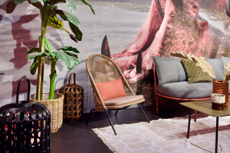 Outdoor-Loungechair Bellami beige